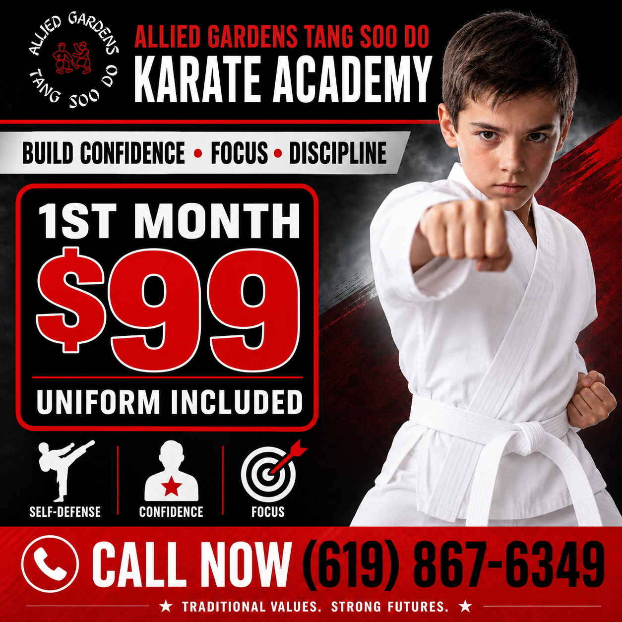 Allied Gardens Tang Soo Do promotion